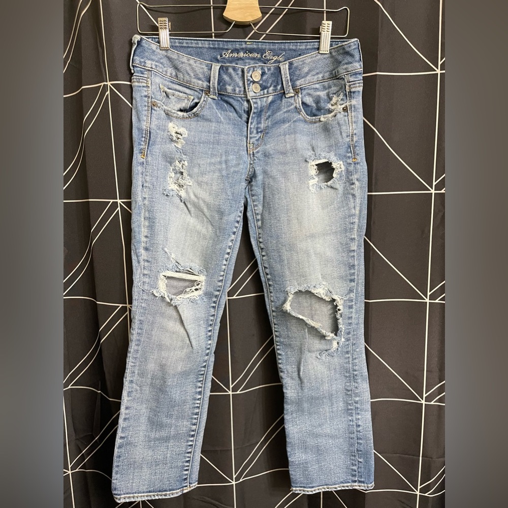 American Eagle, Stretch, Artist style jeans, size: 6. Circa 2009-ish